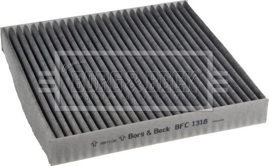 Borg & Beck BFC1318 - Фильтр воздуха в салоне autosila-amz.com