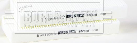 Borg & Beck BFC1339 - Фильтр воздуха в салоне autosila-amz.com