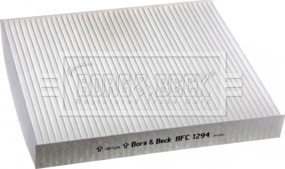 Borg & Beck BFC1294 - Фильтр воздуха в салоне autosila-amz.com