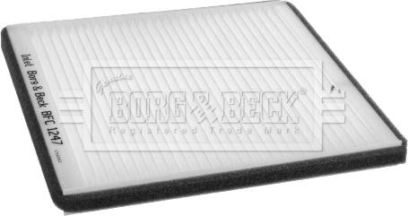 Borg & Beck BFC1247 - Фильтр воздуха в салоне autosila-amz.com