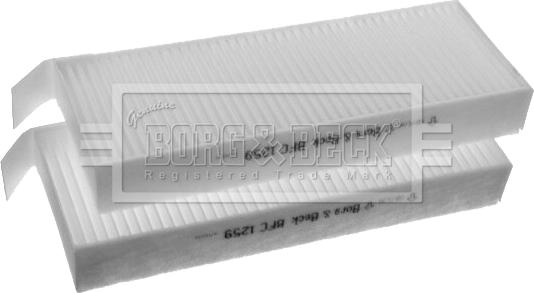 Borg & Beck BFC1259 - Фильтр воздуха в салоне autosila-amz.com
