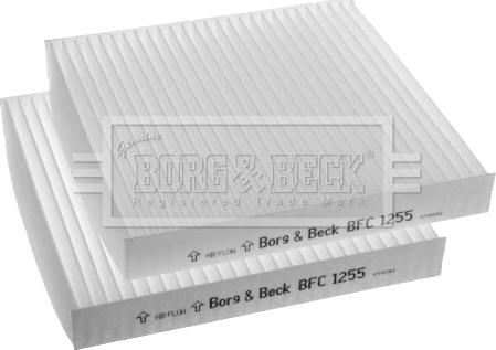 Borg & Beck BFC1255 - Фильтр воздуха в салоне autosila-amz.com