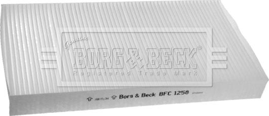 Borg & Beck BFC1258 - Фильтр воздуха в салоне autosila-amz.com