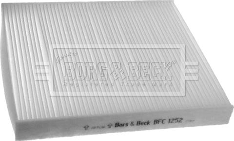 Borg & Beck BFC1252 - Фильтр воздуха в салоне autosila-amz.com