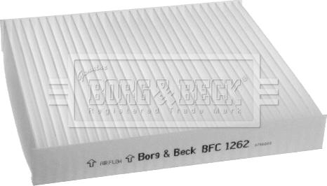 Borg & Beck BFC1262 - Фильтр воздуха в салоне autosila-amz.com