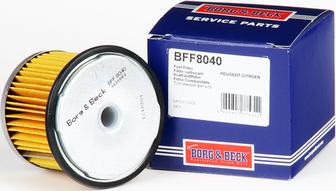 Borg & Beck BFF8040 - Топливный фильтр autosila-amz.com