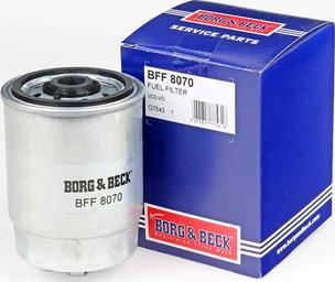 Borg & Beck BFF8070 - Топливный фильтр autosila-amz.com