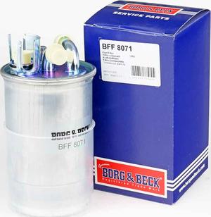 Borg & Beck BFF8071 - Топливный фильтр autosila-amz.com