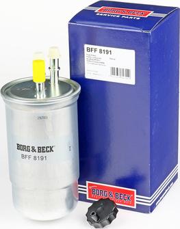 Borg & Beck BFF8191 - Топливный фильтр autosila-amz.com