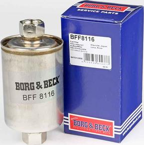 Borg & Beck BFF8116 - Топливный фильтр autosila-amz.com