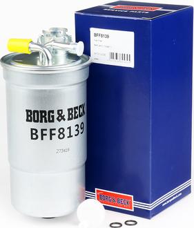Borg & Beck BFF8139 - Топливный фильтр autosila-amz.com