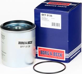 Borg & Beck BFF8136 - Топливный фильтр autosila-amz.com