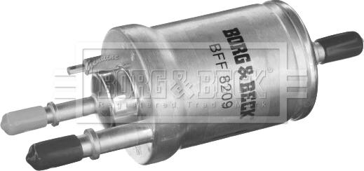 Borg & Beck BFF8209 - Топливный фильтр autosila-amz.com