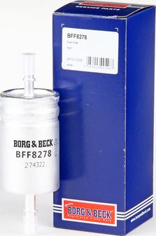 Borg & Beck BFF8278 - Топливный фильтр autosila-amz.com