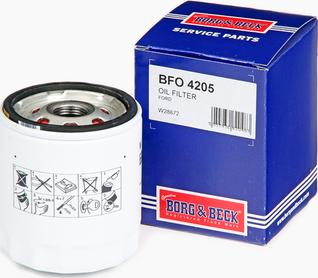 Borg & Beck BFO4205 - Масляный фильтр autosila-amz.com