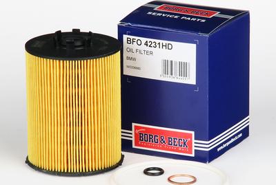 Borg & Beck BFO4231HD - Масляный фильтр autosila-amz.com