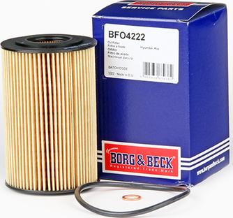 Borg & Beck BFO4222 - Масляный фильтр autosila-amz.com