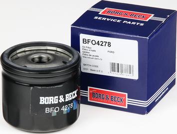Borg & Beck BFO4278 - Масляный фильтр autosila-amz.com
