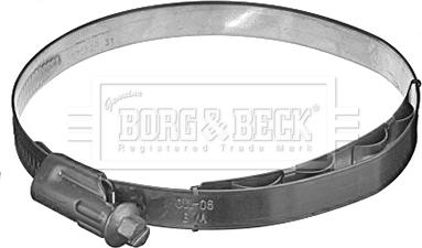 Borg & Beck BHC1007S - Хомут, воздушный шланг компрессора autosila-amz.com