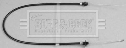 Borg & Beck BKA1028 - Тросик газа autosila-amz.com