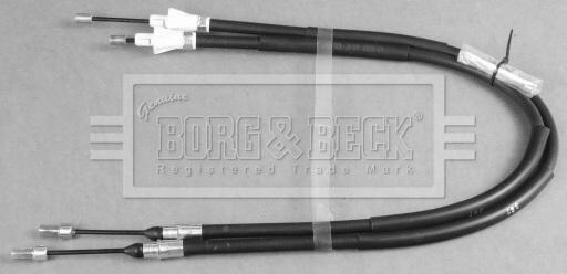 Borg & Beck BKB6001 - Тросик, cтояночный тормоз autosila-amz.com