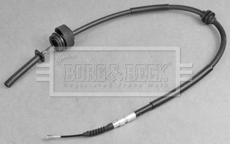 Borg & Beck BKB6018 - Тросик, cтояночный тормоз autosila-amz.com