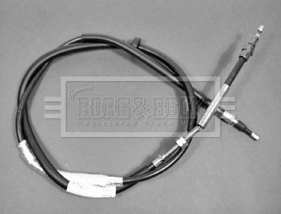 Borg & Beck BKB1912 - Тросик, cтояночный тормоз autosila-amz.com