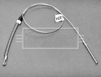 Borg & Beck BKB1034 - Тросик, cтояночный тормоз autosila-amz.com