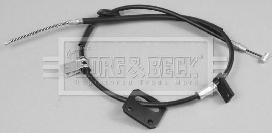 Borg & Beck BKB1806 - Тросик, cтояночный тормоз autosila-amz.com