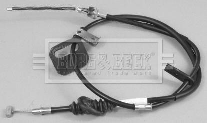 Borg & Beck BKB1819 - Тросик, cтояночный тормоз autosila-amz.com