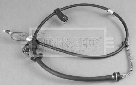 Borg & Beck BKB1320 - Тросик, cтояночный тормоз autosila-amz.com