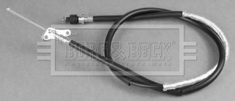 Borg & Beck BKB1749 - Тросик, cтояночный тормоз autosila-amz.com