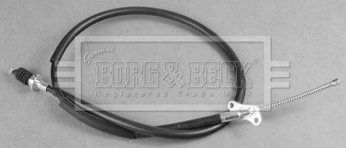 Borg & Beck BKB1743 - Тросик, cтояночный тормоз autosila-amz.com