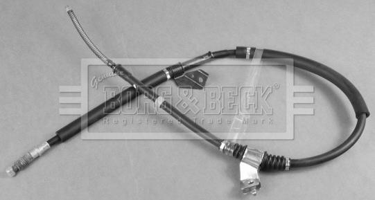 Borg & Beck BKB1750 - Тросик, cтояночный тормоз autosila-amz.com