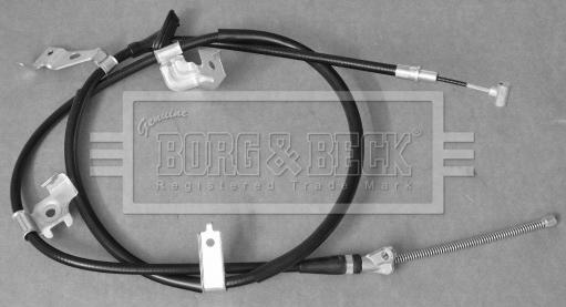 Borg & Beck BKB3459 - Тросик, cтояночный тормоз autosila-amz.com