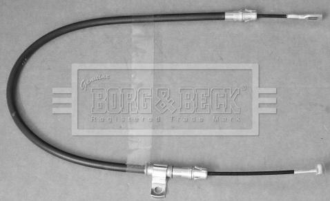 Borg & Beck BKB3412 - Тросик, cтояночный тормоз autosila-amz.com