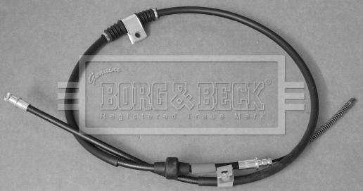 Borg & Beck BKB3439 - Тросик, cтояночный тормоз autosila-amz.com