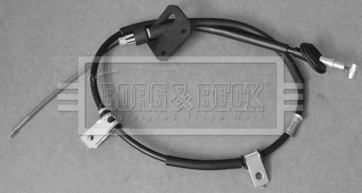 Borg & Beck BKB3424 - Тросик, cтояночный тормоз autosila-amz.com