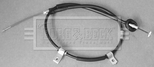 Borg & Beck BKB3425 - Тросик, cтояночный тормоз autosila-amz.com
