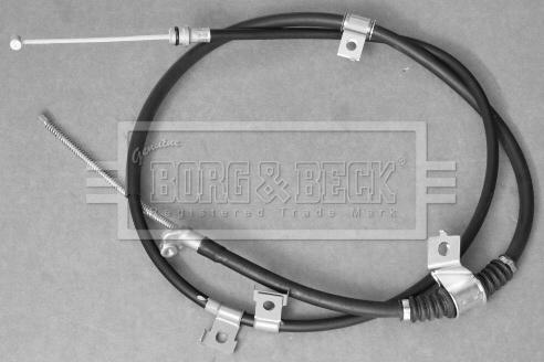 Borg & Beck BKB3554 - Тросик, cтояночный тормоз autosila-amz.com