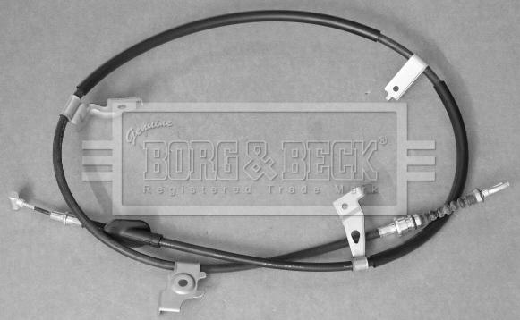 Borg & Beck BKB3558 - Тросик, cтояночный тормоз autosila-amz.com