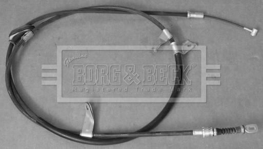 Borg & Beck BKB3560 - Тросик, cтояночный тормоз autosila-amz.com