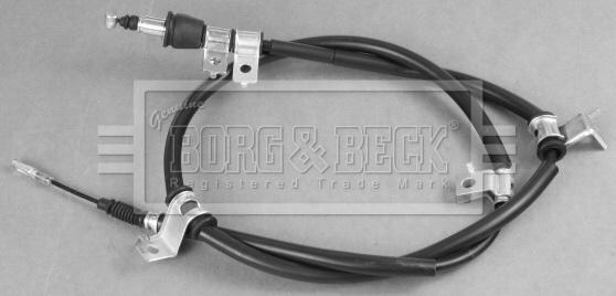 Borg & Beck BKB3505 - Тросик, cтояночный тормоз autosila-amz.com