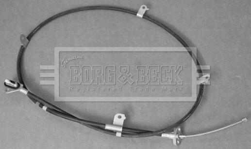 Borg & Beck BKB3514 - Тросик, cтояночный тормоз autosila-amz.com
