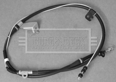 Borg & Beck BKB3535 - Тросик, cтояночный тормоз autosila-amz.com