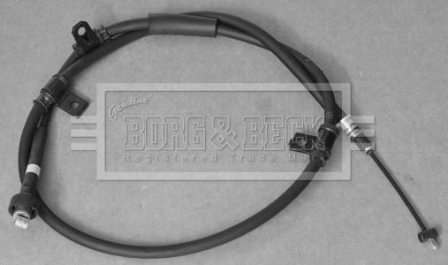 Borg & Beck BKB3578 - Тросик, cтояночный тормоз autosila-amz.com