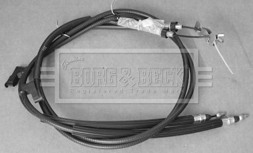 Borg & Beck BKB3641 - Тросик, cтояночный тормоз autosila-amz.com