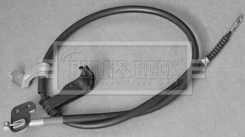 Borg & Beck BKB3665 - Тросик, cтояночный тормоз autosila-amz.com