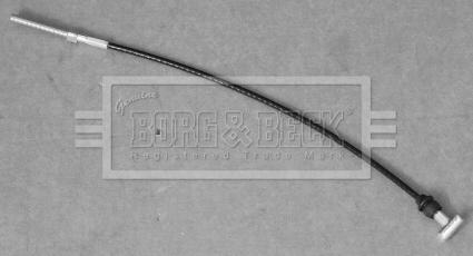 Borg & Beck BKB3604 - Тросик, cтояночный тормоз autosila-amz.com