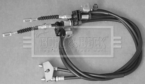 Borg & Beck BKB3686 - Тросик, cтояночный тормоз autosila-amz.com